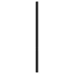 vidaXL Tête de lit métal noir 180 cm