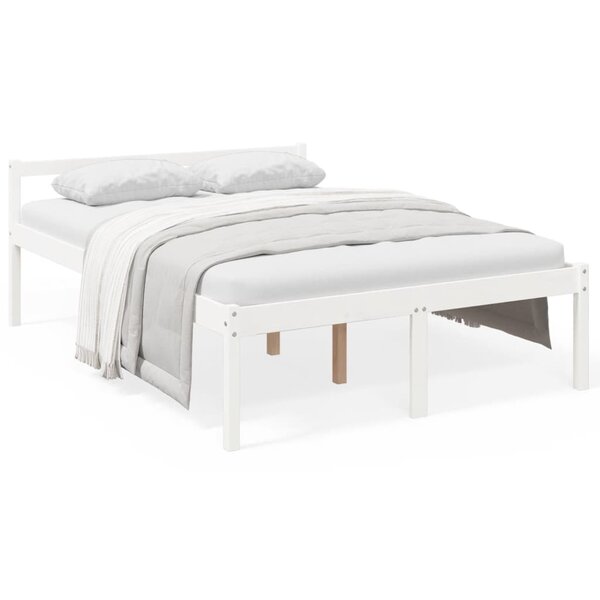 vidaXL Lit pour personne âgée sans matelas 120x200 cm bois pin massif