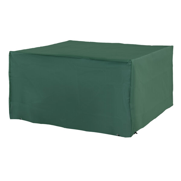 Housse de protection etanche pour meuble salon de jardin rectangulaire 135L x 135l x 75H cm vert