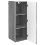 vidaXL Armoire Murale 33 x 34 5 x 90 cm Bois d'ingénierie Sonoma gris