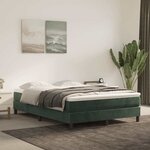 vidaXL Matelas de lit à ressorts ensachés 140x220x20 cm velours