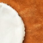 vidaXL Tapis en peluche en forme de lion 205 cm Marron