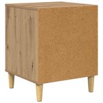 vidaXL Maison pour chat Chêne artisan 42 5 x 40 x 53 cm