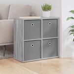 vidaXL Buffet Gris Sonoma 59 5 x 27 x 57 cm