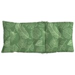 vidaXL Coussins de chaise à dossier haut lot de 4 modèle de feuille