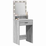 vidaXL Table de Toilette avec tiroir Gris Sonoma 50 x 41 x 135 cm