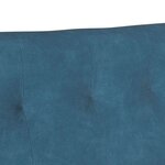 vidaXL Banc Chesterfield Bleu 112 x 65.5 x 75 cm Velours