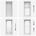 vidaXL Store plissé blanc 60x100 cm largeur du tissu 59 4 cm polyester