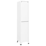 vidaXL Armoire à casiers Blanc 38x40x180 cm Acier