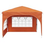 vidaXL Tente de fête pop-up 290 x 290 x 245 cm Orange