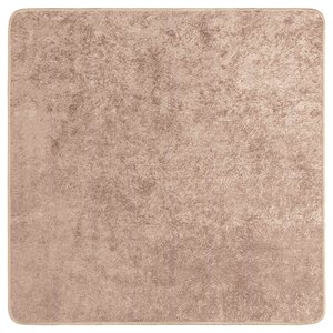 vidaXL Coureur de Tapis MARSA Sable 100 x 100 cm Polyester et PVC