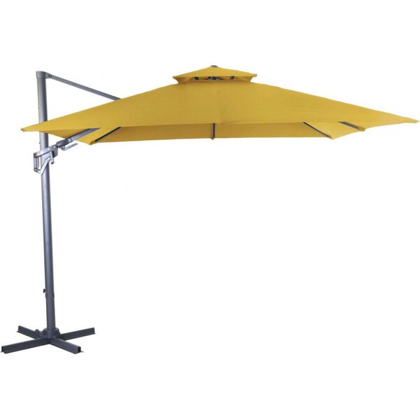 Parasol déporté inclinable et orientable bioclim 3 x 3 m