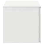 Meuble de rangement vidaXL Blanc 103x41x40 cm en panneaux de particules
