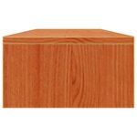 vidaXL Support de moniteur marron miel 100x24x13 cm bois de pin solide