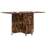 vidaXL Table à dîner 2 Pièces 140 x 80 x 77 cm Bois d'ingénierie