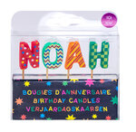 Bougies d'anniversaire noa et noah