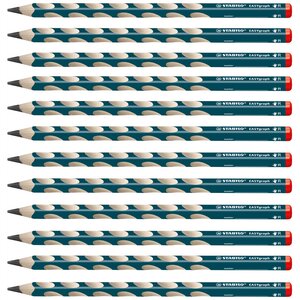 Crayon Ergonomique D'apprentissage EASYgraph Droitier Mine 3 15 mm HB x 12 STABILO
