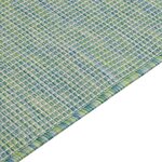 vidaXL Tapis à tissage plat d'extérieur 200x280 cm Turquoise