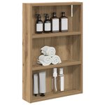 vidaXL Armoire murale de salle de bain Chêne artisan 40 x 10 x 60 5 cm