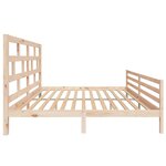 vidaXL Cadre de lit sans matelas bois massif 200x200 cm