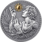 ICARUS The Great Greek Mythology 1 Once Argent Monnaie 1000 Francs Cameroon 2025