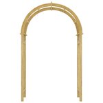 vidaXL Arche avec treillis 141x97x243 cm Bois de pin massif imprégné