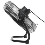 vidaXL Ventilateur de sol 3 vitesses 45 cm 60 W Noir