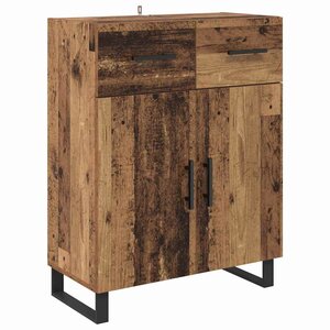 vidaXL Buffet Bois Ancien 69 5 x 34 x 90 cm Bois d'ingénierie