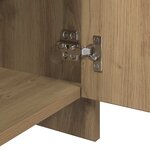vidaXL Buffets 2 Pièces chêne artisanal 70 x 41 x 75 cm Bois d'ingénierie