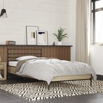 vidaXL Cadre de lit sans matelas chêne sonoma 75x190 cm