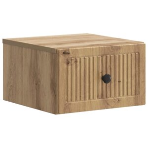 vidaXL Cabinet de chevet mural Chêne artisanal 33 x 34 5 x 20 cm