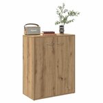 vidaXL Buffet chêne artisanal 60x30x75 cm bois d'ingénierie