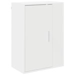 vidaXL Ensemble meuble TV Montage mural 4 Pièces Blanc Bois d'ingénierie