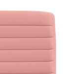 vidaXL Chaises à manger lot de 4 rose similicuir