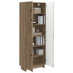 vidaXL Ensemble de Meubles 2 Pièces Chêne artisanal 66 x 34 5 x 90 cm