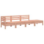vidaXL Canapé de jardin 4 places bois massif de douglas