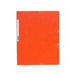 Chemise à élastique sans rabat carte lustrée 400gm2 - A4 - Orange x 25 EXACOMPTA