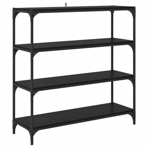 vidaXL Bibliothèque Chêne noir 100 x 33 x 100 cm