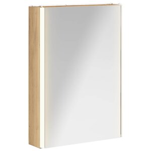 vidaXL Armoire Miroir de Salle de Bain Chêne artisan