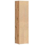 vidaXL Bibliothèque chêne artisanal 36x30x143 cm bois d'ingénierie