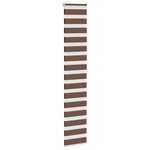 vidaXL Store zèbre marron 50x200 cm largeur du tissu 45 9 cm polyester