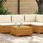 vidaXL Table d'appoint de jardin Bois d'Acacia Massif Marron