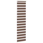 vidaXL Store zèbre marron 65x230 cm largeur du tissu 60 9 cm polyester