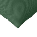 vidaXL Coussins de canapé 2 Pièces Vert foncé 145 x 40 cm