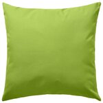 vidaXL Oreiller d'extérieur lot de 4 45 x 45 cm Vert pomme