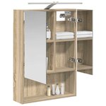 vidaXL Armoire Miroir de Salle de Bain Chêne Sonoma 50 x 14 5 x 70 cm