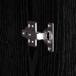 vidaXL Support d'affichage avec stockage Chêne noir 31 x 30 x 90 cm