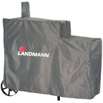 Landmann housse de barbecue premium xl 140x65x114 cm gris