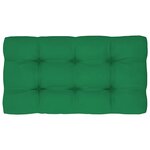 vidaXL Canapé central palette de jardin Blanc Bois de pin imprégné