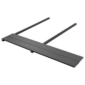 vidaXL Planche de terrasse 6 pièces Gris WPC